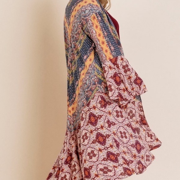 Boho Hippie Duster Kimono NWT - Picture 10 of 11